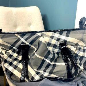 Burberry diaper bag